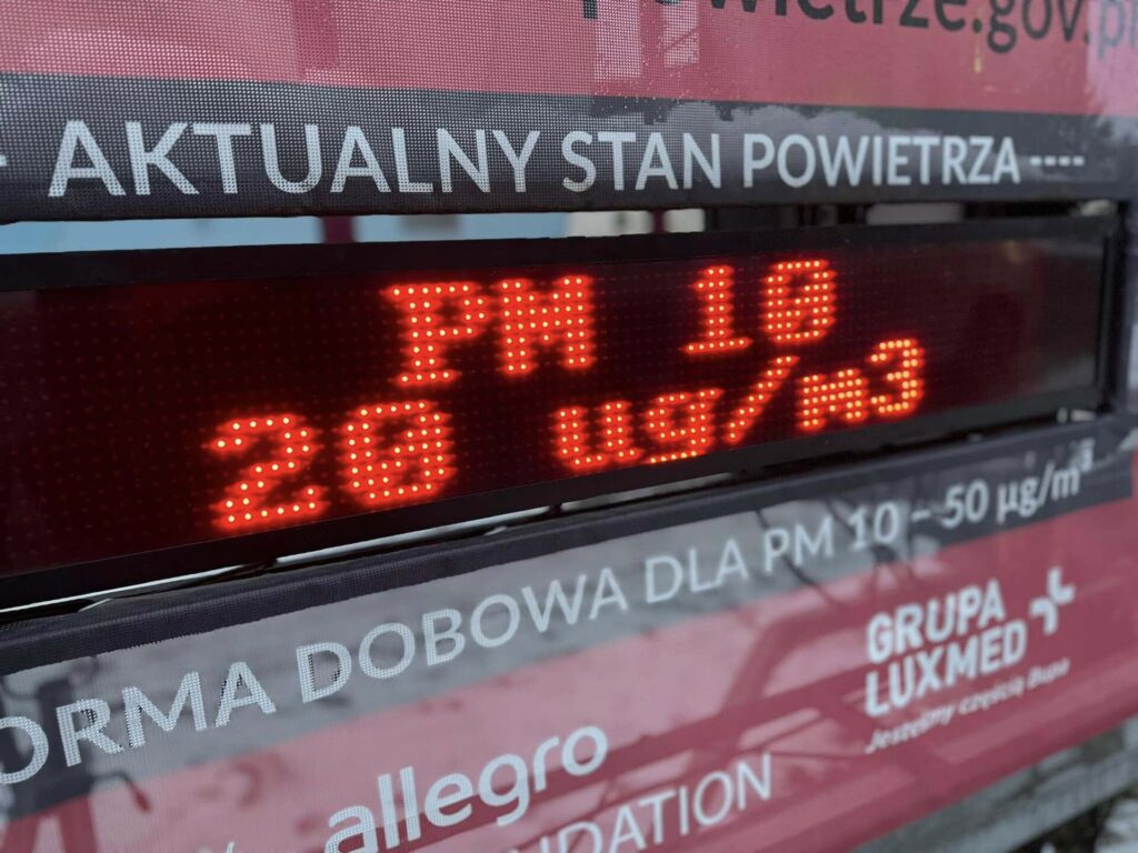 Aktualny stan powietrza w Łomiankach