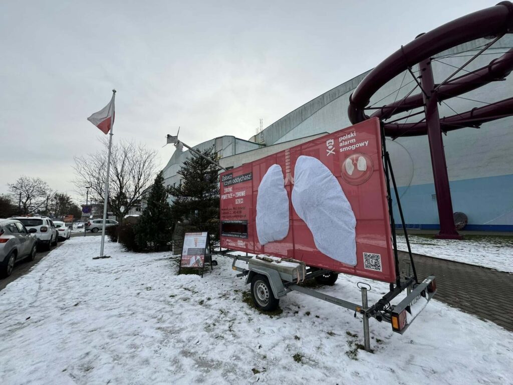 Polski alarm smogowy w Łomiankach