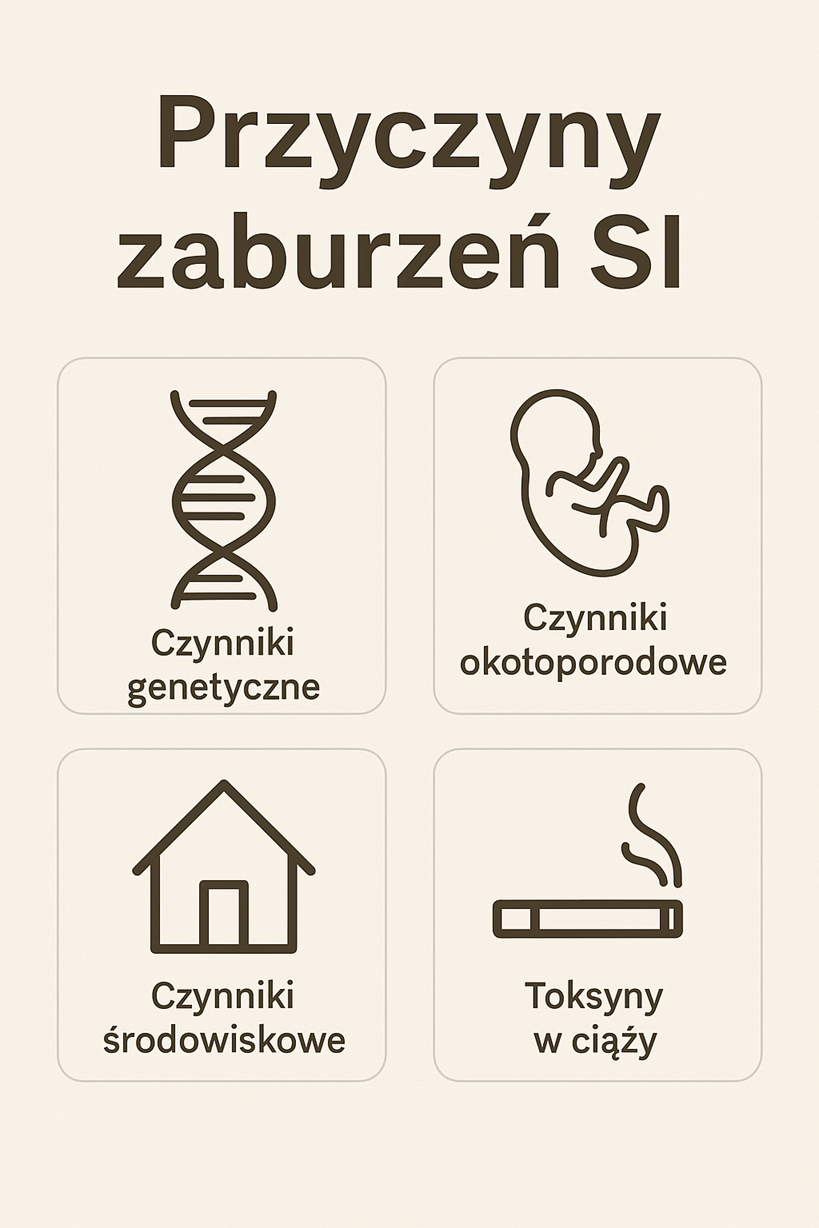 Przyczyny zaburzeń SI - zaburzenia si u dzieci
