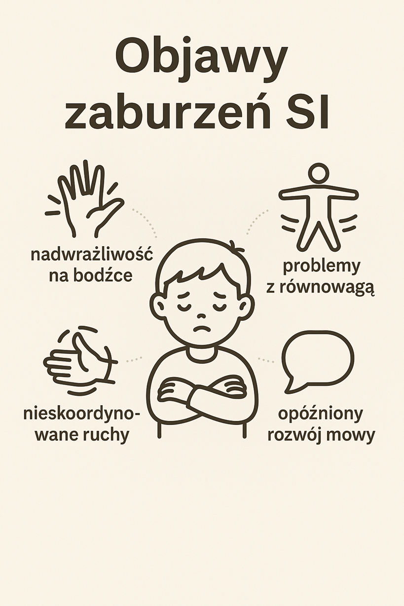pierwsze objawy zaburzenia integracji sensorycznej